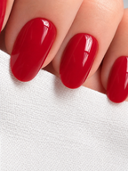 Cherry Red press-on nails
