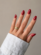 Cherry Red press-on nails